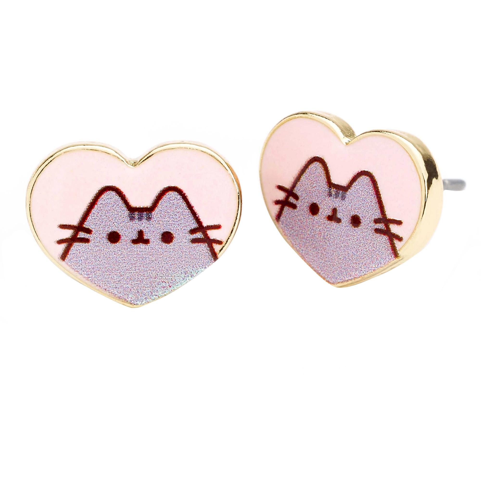 PUSHEEN  Herz Ohrringe 