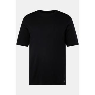 JP1880  T-shirt à manches courtes et col rond noir 