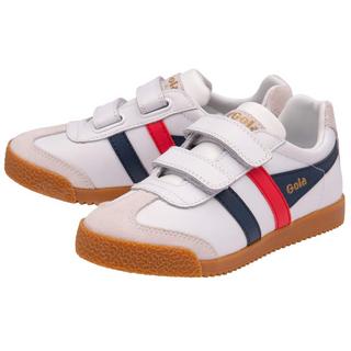 gola  scarpe da ginnastica per bambini classics harrier leather strap trainers 