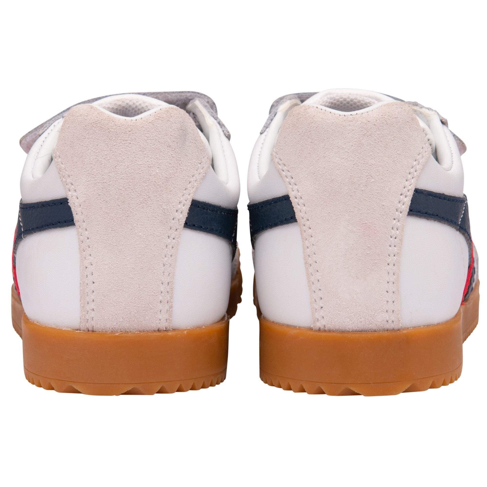 gola  scarpe da ginnastica per bambini classics harrier leather strap trainers 