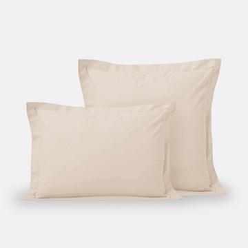 Unifarbener Kissenbezug aus Polybaumwolle mit Stehsaum Scenario