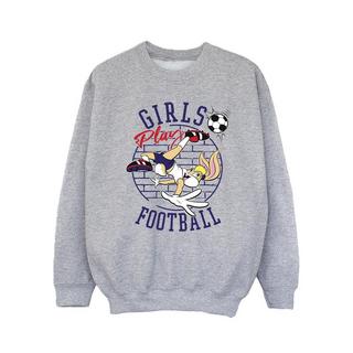 LOONEY TUNES  Girls Play Football Sweatshirt 