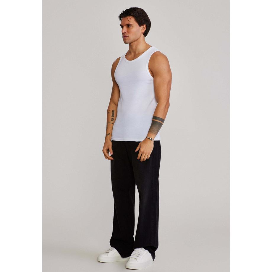 Sik Silk Top Ribbed  