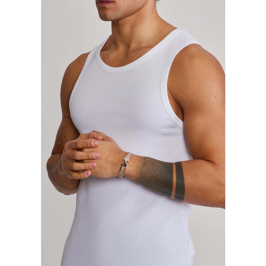 Sik Silk Top Ribbed  