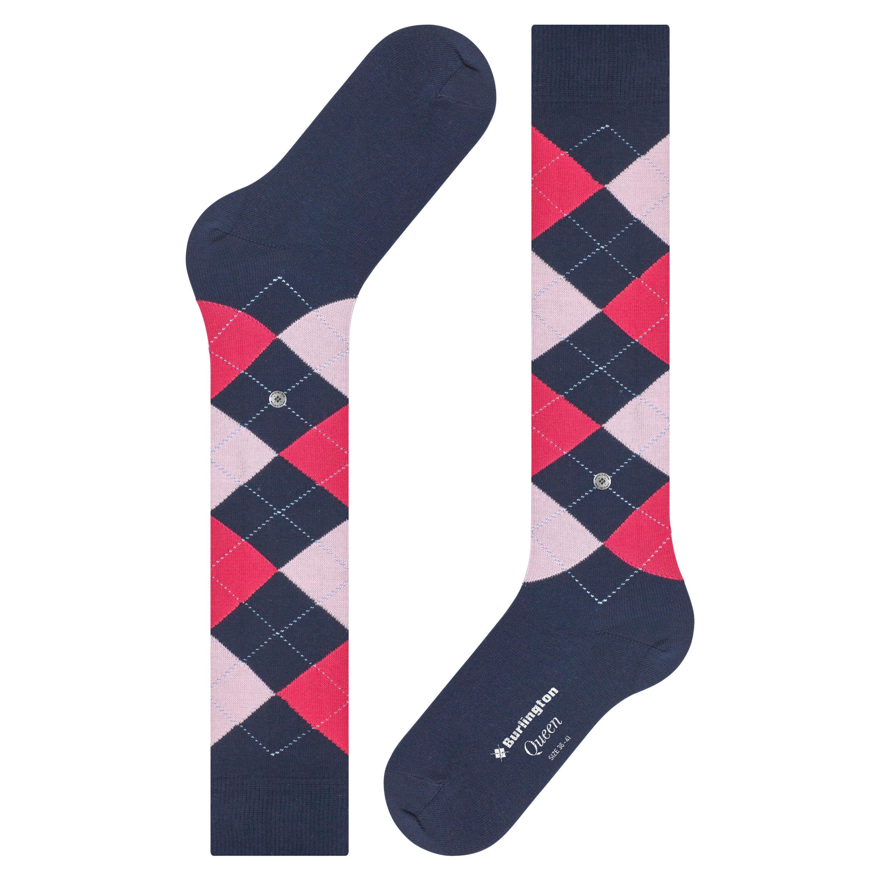 Burlington Queen Argyle Calze al Ginocchio  