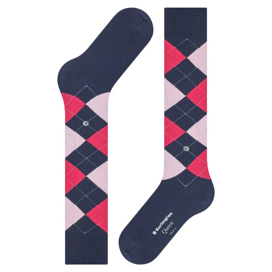 Burlington Queen Argyle Calze al Ginocchio  