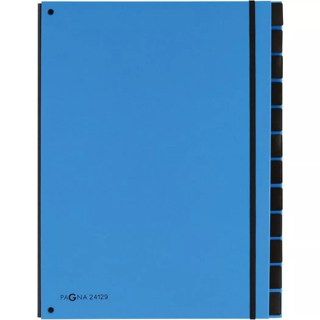 Pagna -  Pultordner Trend A4 24129-13 hellblau 12 Fächer, 21cm