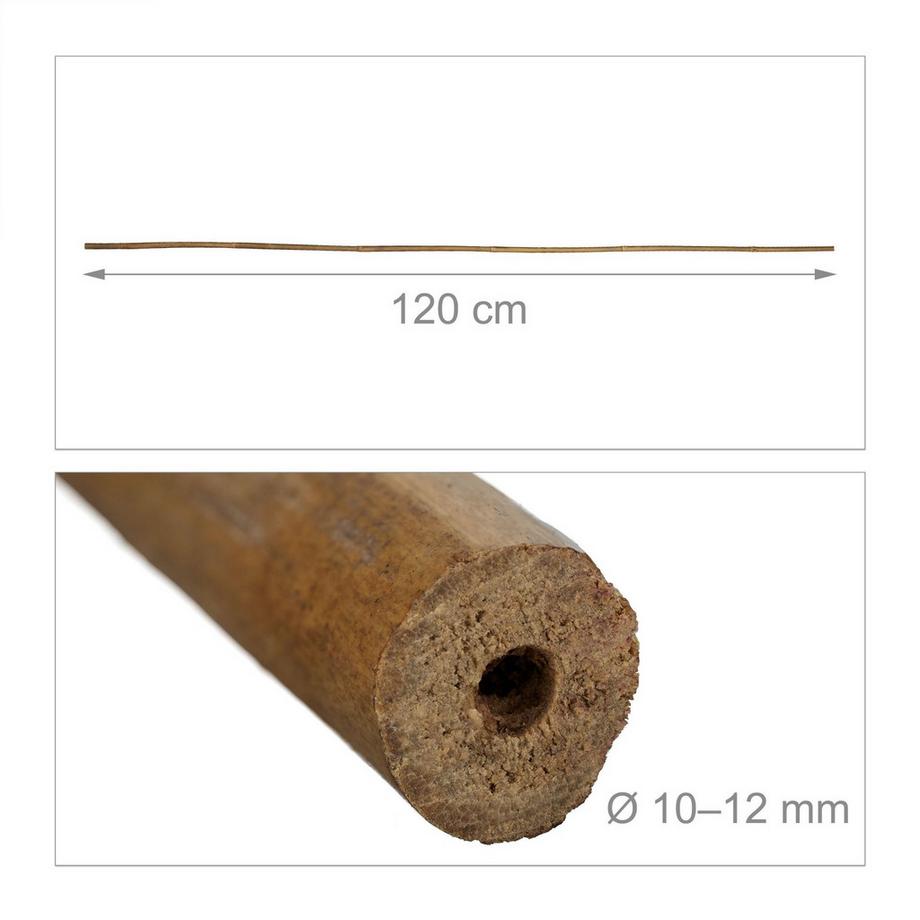 Northix  Bambusstäbe 120 cm im 40er Set 