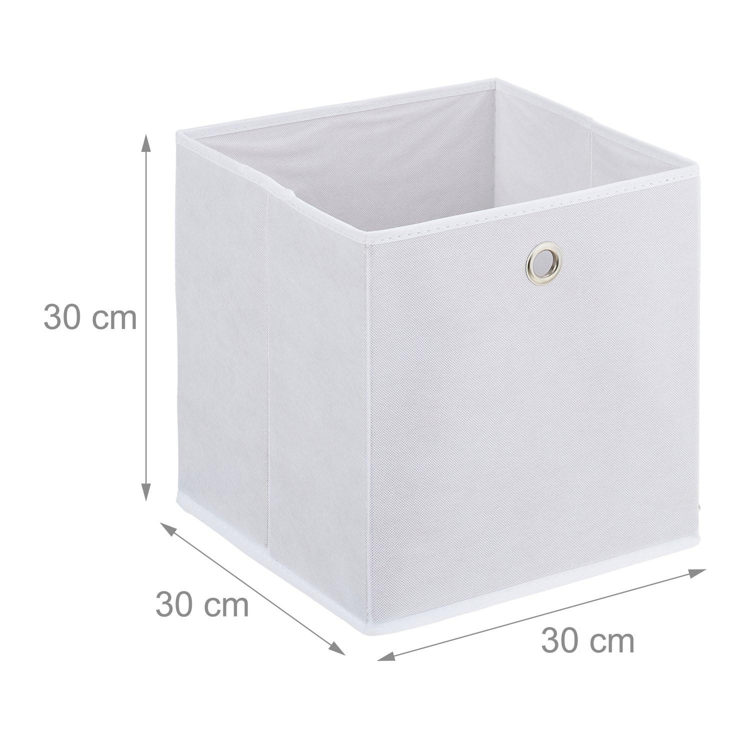 B2X Weiße Aufbewahrungsbox - 4er-Set  