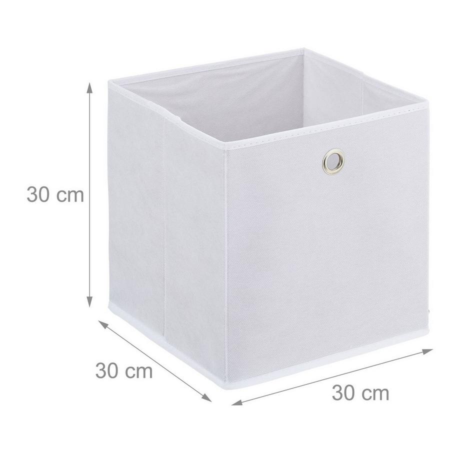 B2X Scatola portaoggetti bianca - set da 4  