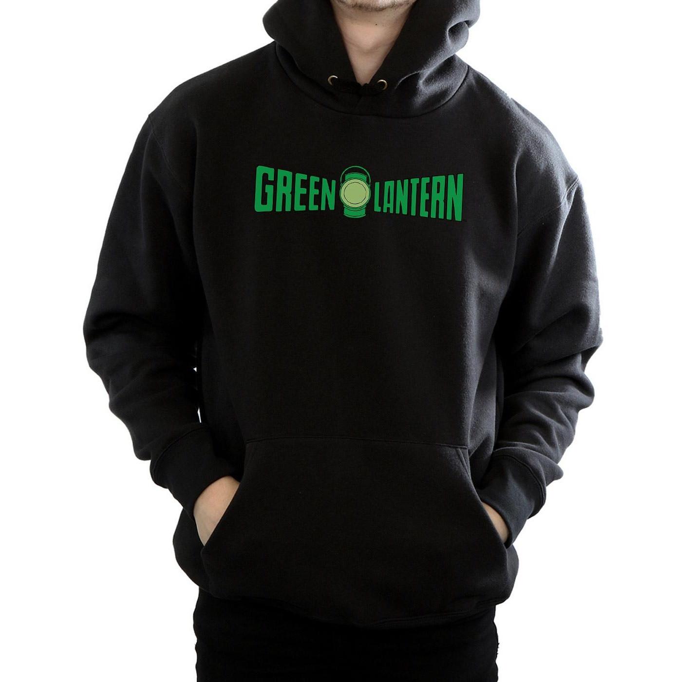 DC COMICS  Sweat à capuche GREEN LANTERN TEXT LOGO 