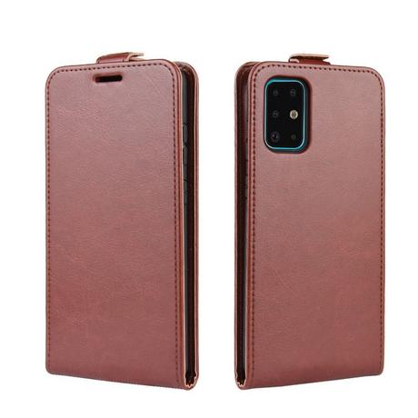 Cover-Discount  Galaxy S20+ Plus - Custodia classica in pelle flip verticale nera 