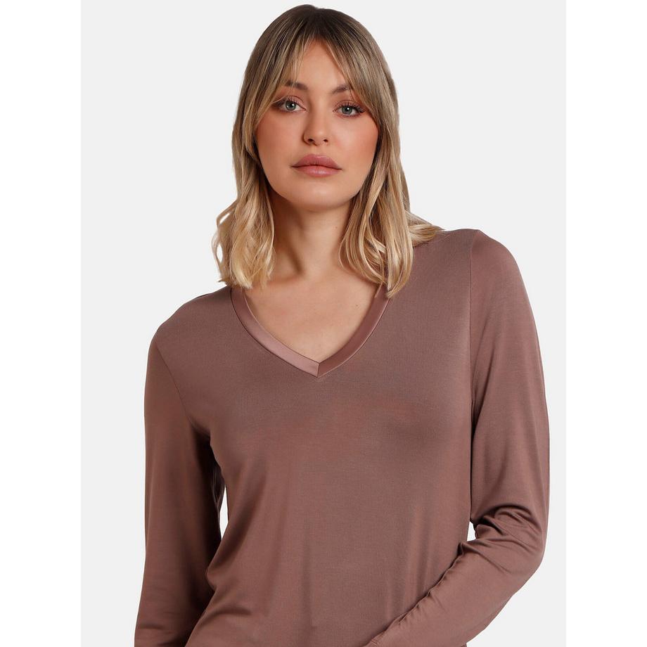 Admas Pico Raso Top Maniche Lunghe  