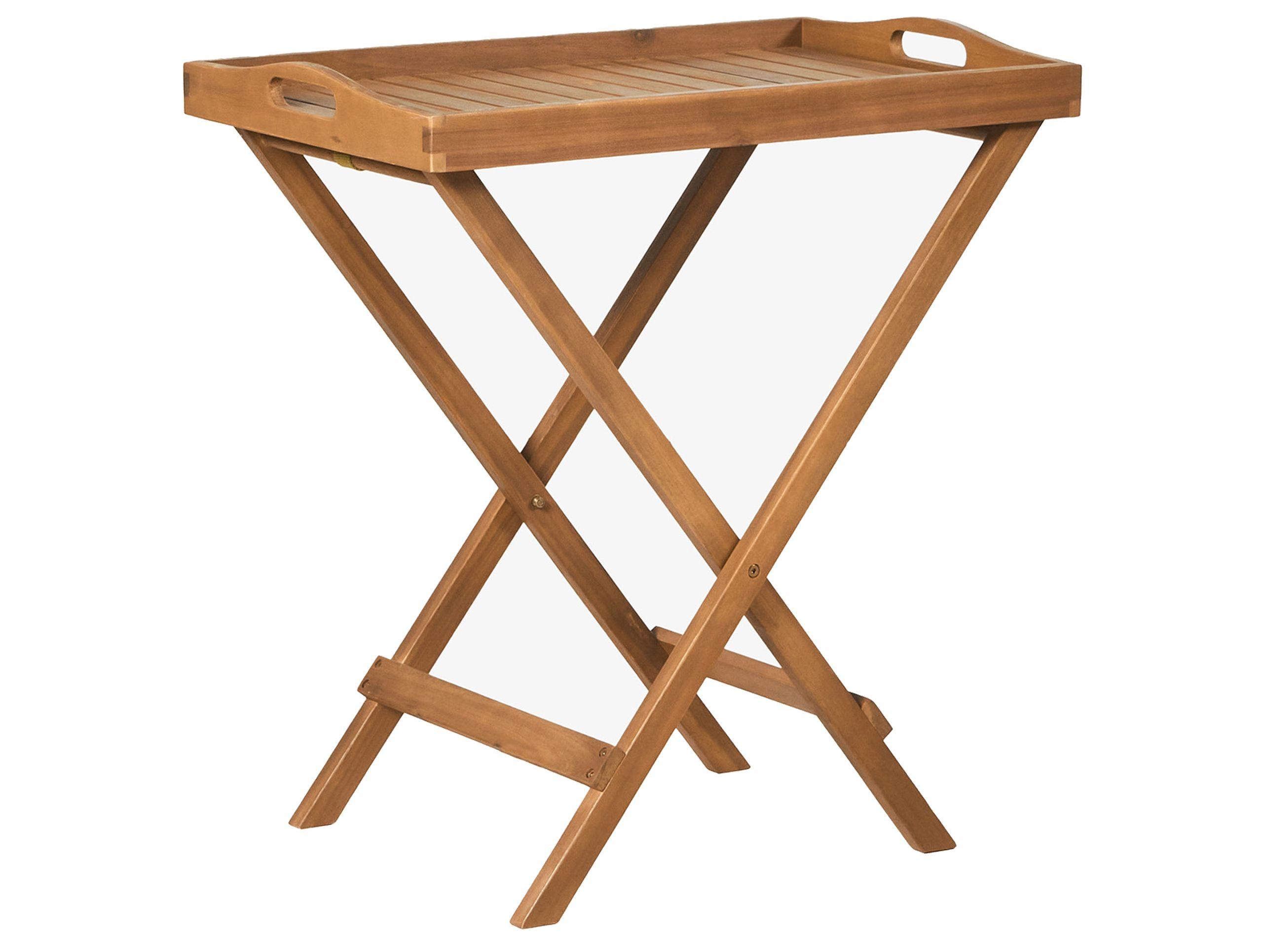 Beliani Set bistrot en Legno d'acacia Moderno JAVA PREMIUIM  