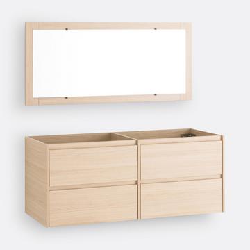 Hängewaschtisch + Spiegel Nirio