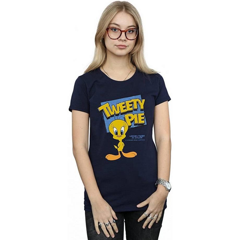 LOONEY TUNES Tweety bedrucktes Kurzarm T-Shirt  