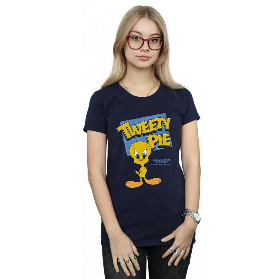 LOONEY TUNES Tweety bedrucktes Kurzarm T-Shirt  