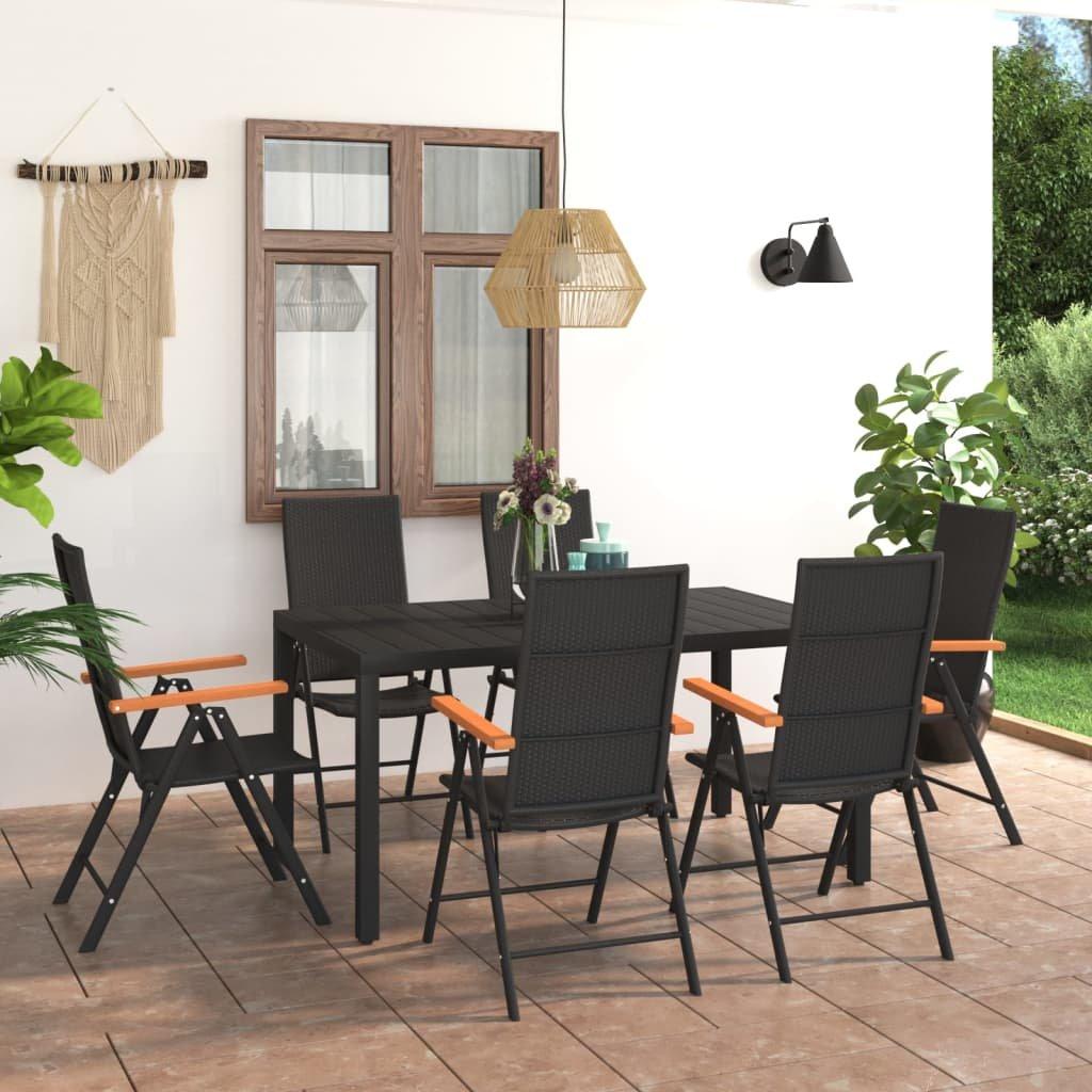 VidaXL Garten essgruppe poly-rattan  