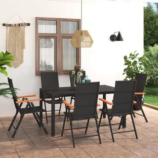 VidaXL set da pranzo Polirattan  