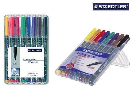 STAEDTLER STAEDTLER Lumocolor permanent B 314 WP8 8 Farben ass.  