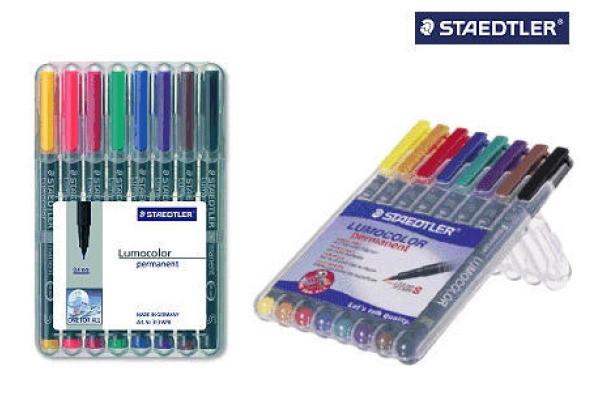 STAEDTLER STAEDTLER Lumocolor permanent B 314 WP8 8 Farben ass.  