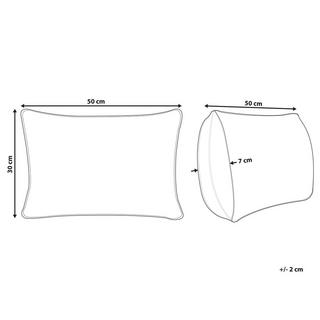 Beliani Dekokissen aus Baumwolle Boho NERIUM  
