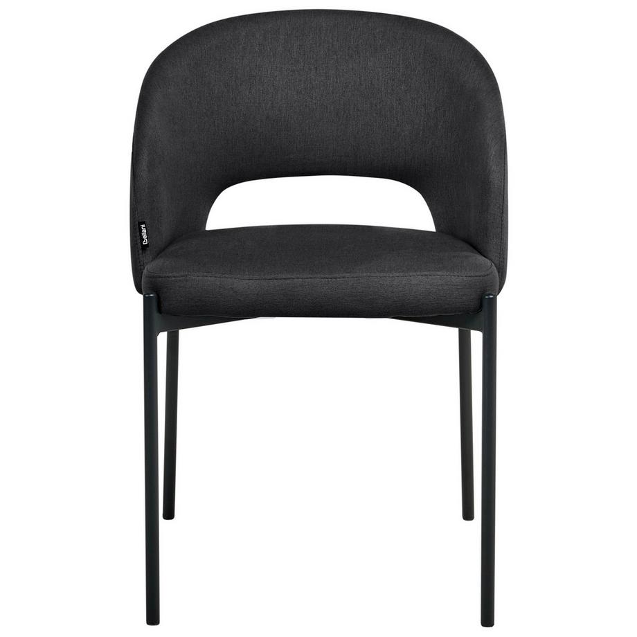 Beliani Set di 2 sedie da pranzo en Tessuto  PENNY  