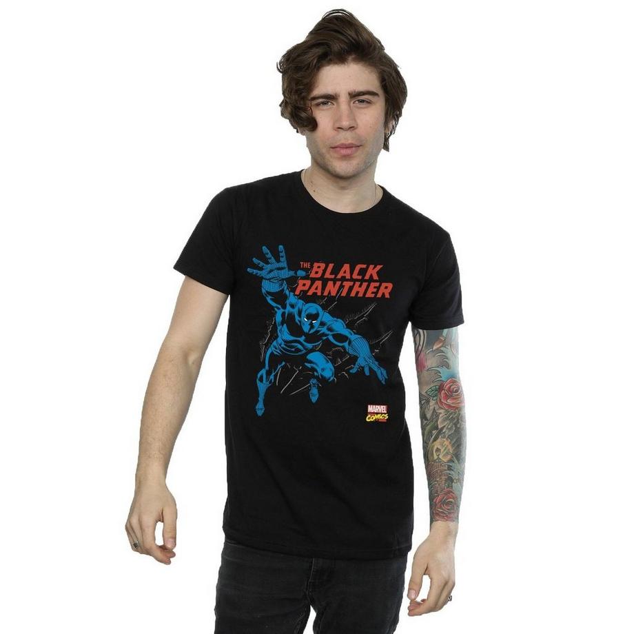 MARVEL Black Panther T-Shirt Stampa Comic  