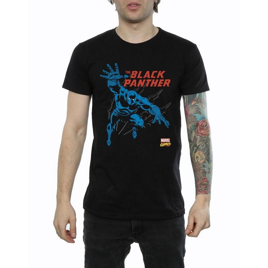 MARVEL Black Panther T-Shirt Stampa Comic  