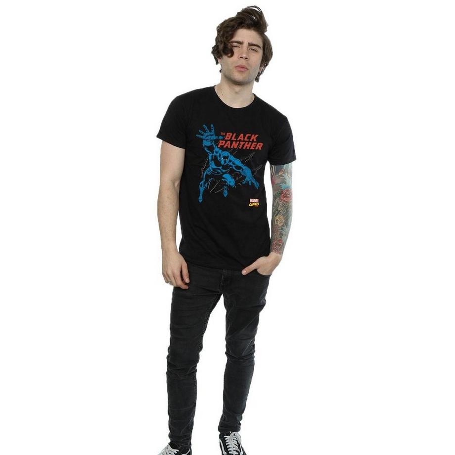 MARVEL Black Panther T-Shirt Stampa Comic  