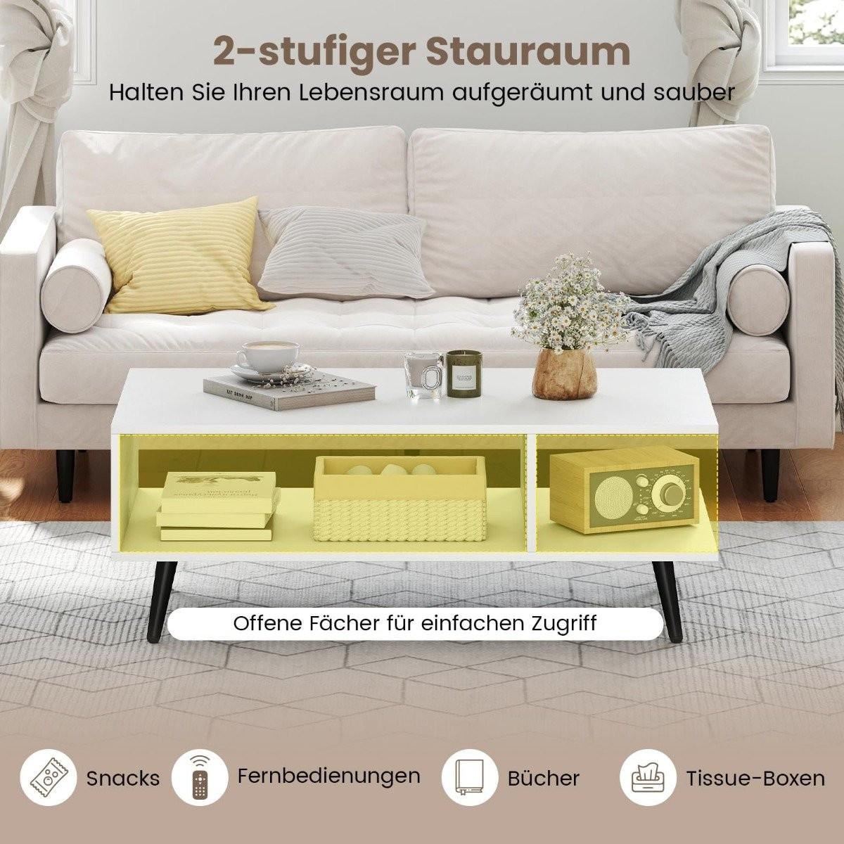 Northix Couchtisch mit Stauraum  