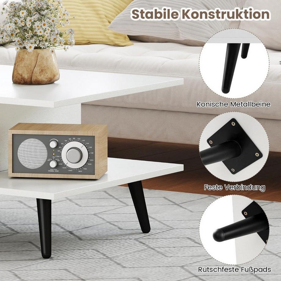 Northix Tavolino da caffè con contenitore  