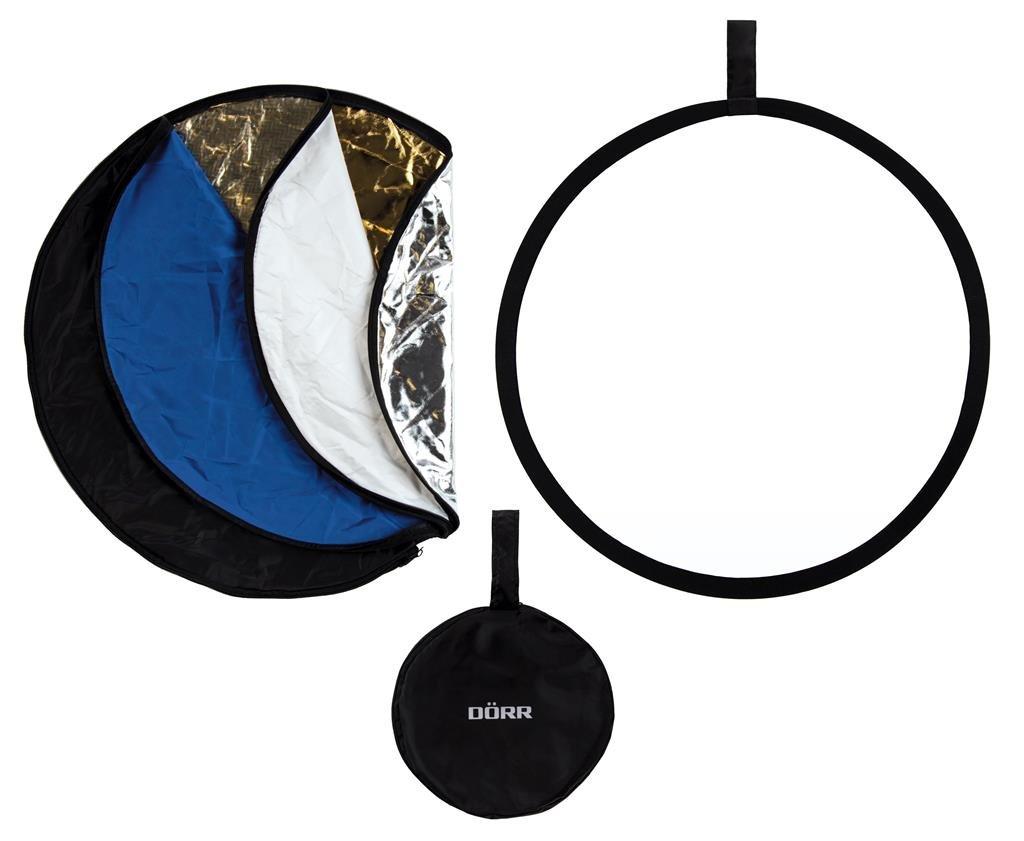 Dörr  Dörr 372602 riflettore per studio fotografico Rotondo Nero, Blu, Oro, Argento, Bianco, Giallo 