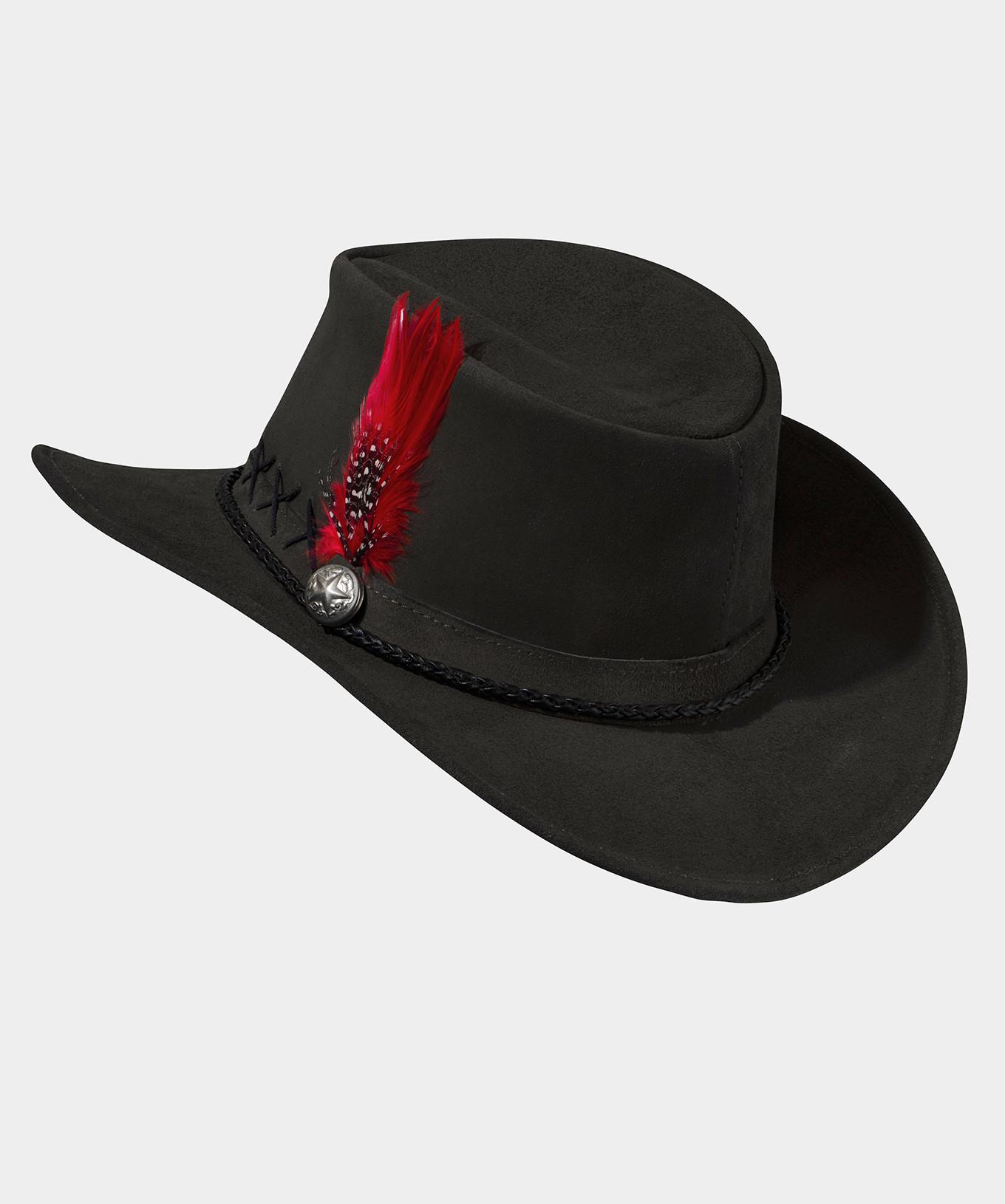 Joe Browns  Bestickter Leder-Fedora 