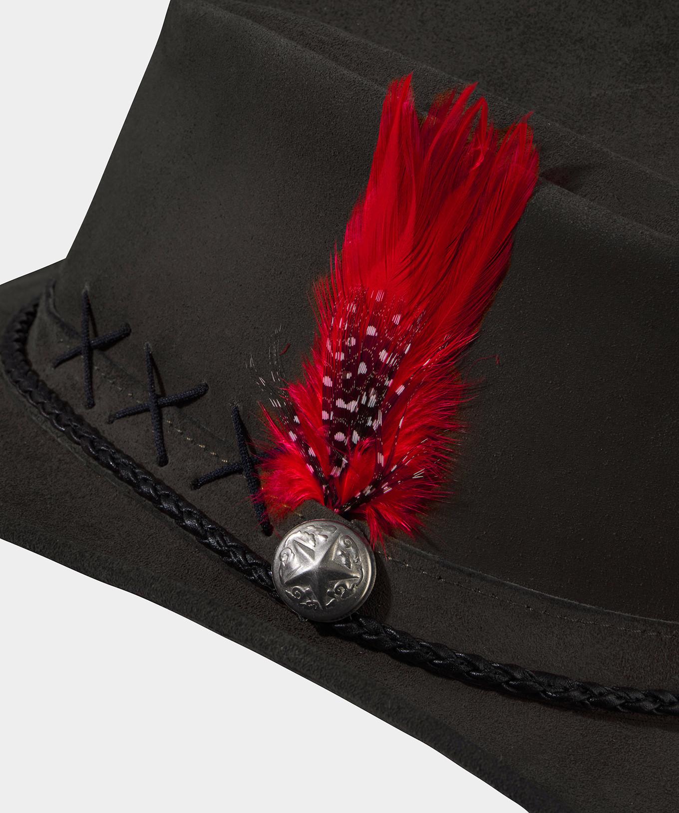 Joe Browns  Bestickter Leder-Fedora 