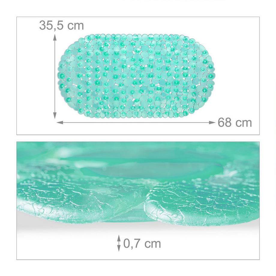 B2X Badteppich in Steinoptik  