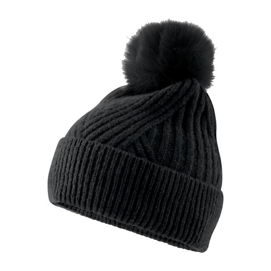 Beechfield Snow Luxe Mütze mit Bommel  