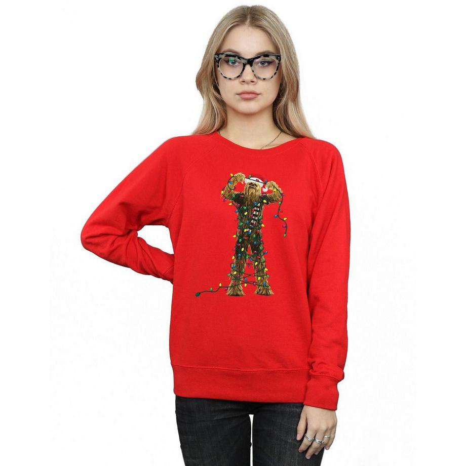 STAR WARS Star Wars Chewbacca Christmas Lights Sweatshirt  
