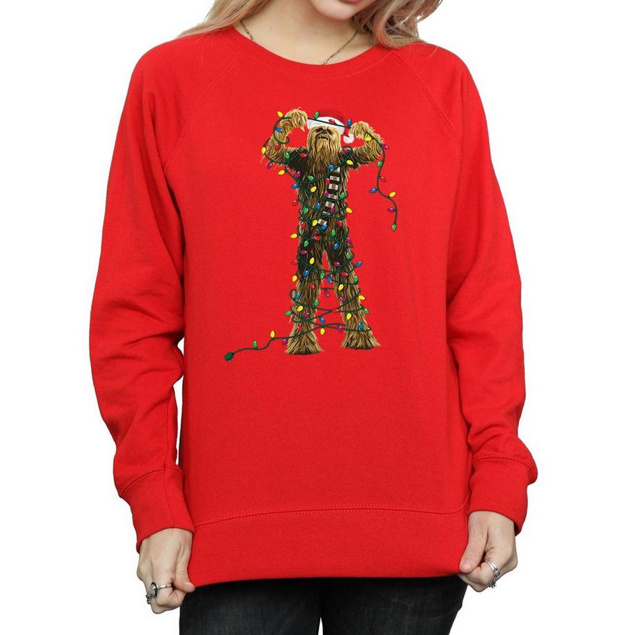STAR WARS Star Wars Chewbacca Christmas Lights Sweatshirt  