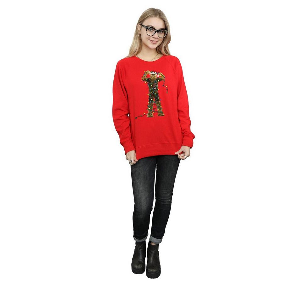 STAR WARS Star Wars Chewbacca Christmas Lights Sweatshirt  