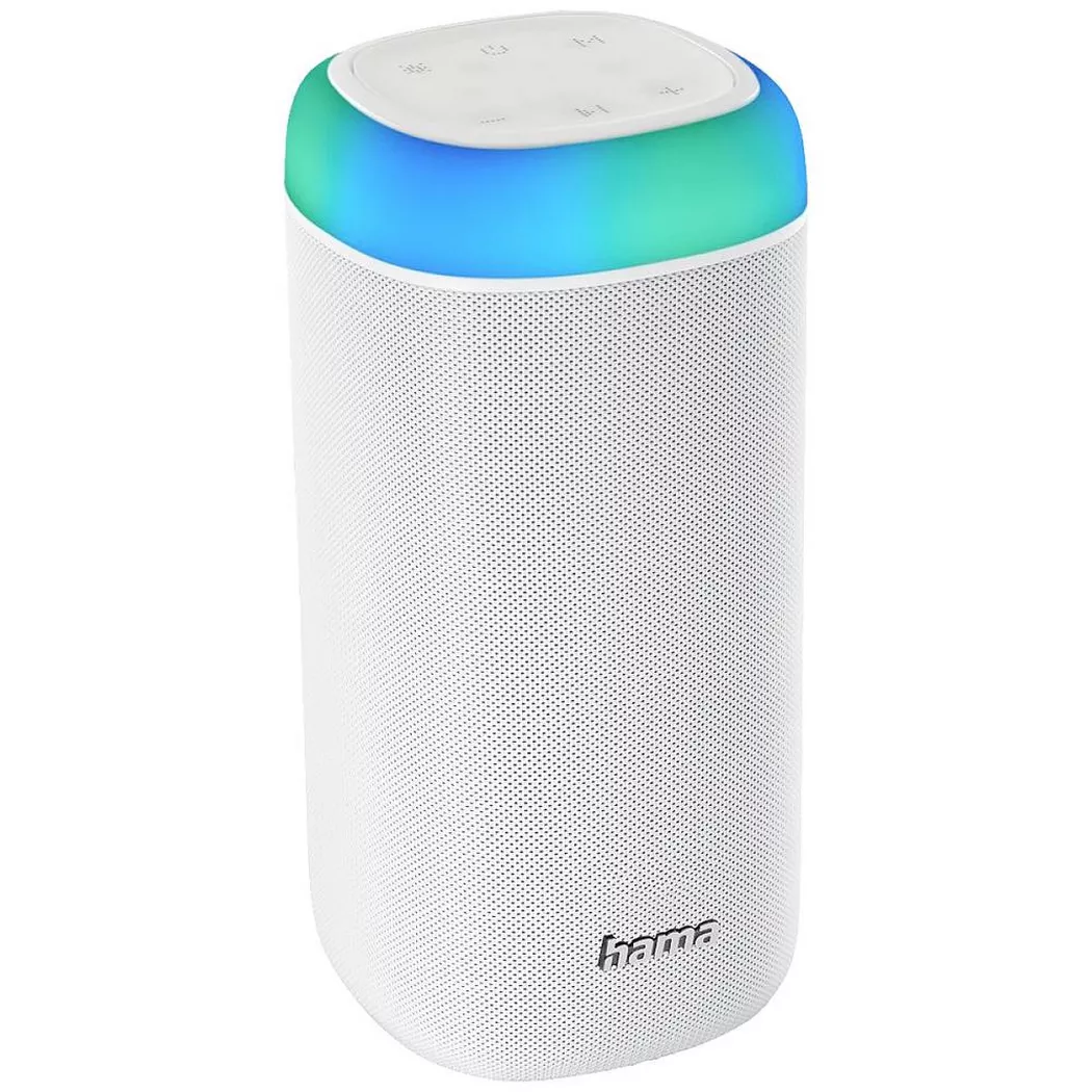 Hama Shine 2.0 Tragbarer Stereo-Lautsprecher Weiß 30 W