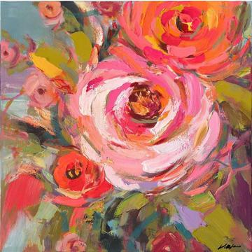 Bild Crown Roses 100x100