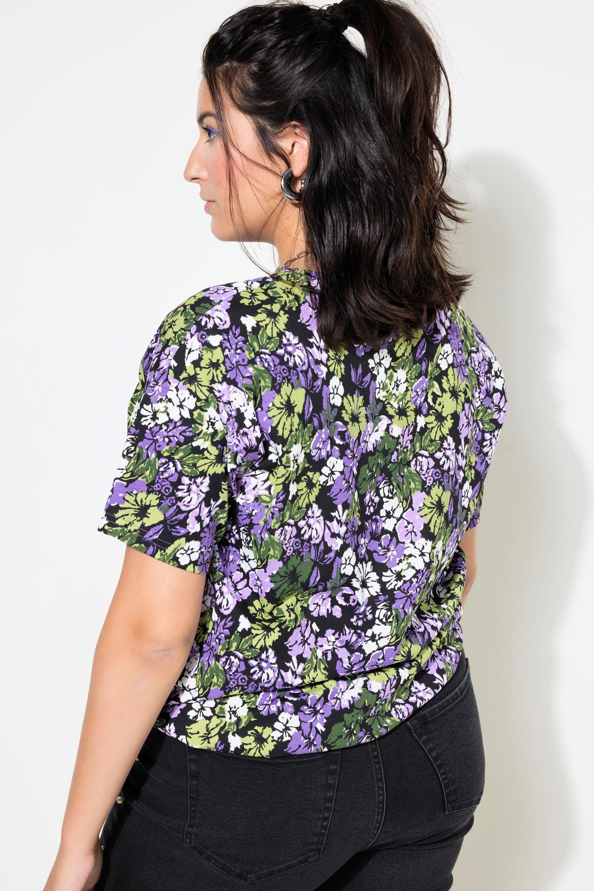 Studio Untold  T-Shirt, oversized, Flower-Print 