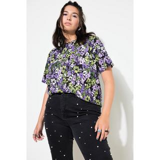 Studio Untold  T-Shirt, oversized, Flower-Print 