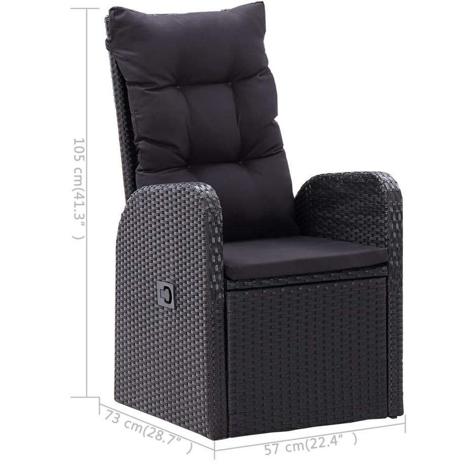 VidaXL tavolo Polirattan  