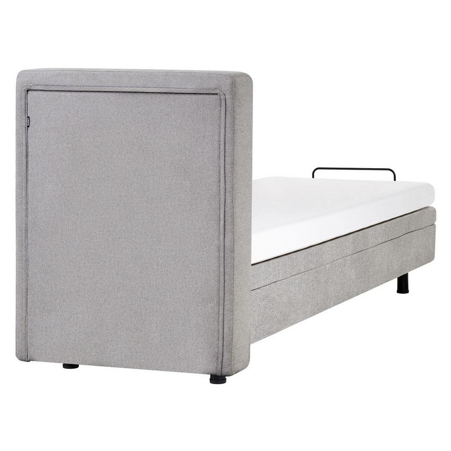 Beliani Letto regolabile en Tessuto  DUKE  