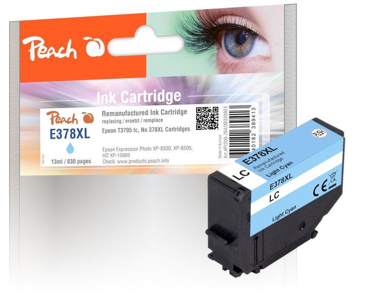 Peach  PI200-764 cartouche d'encre 1 pièce(s) Compatible Rendement élevé (XL) Cyan clair 