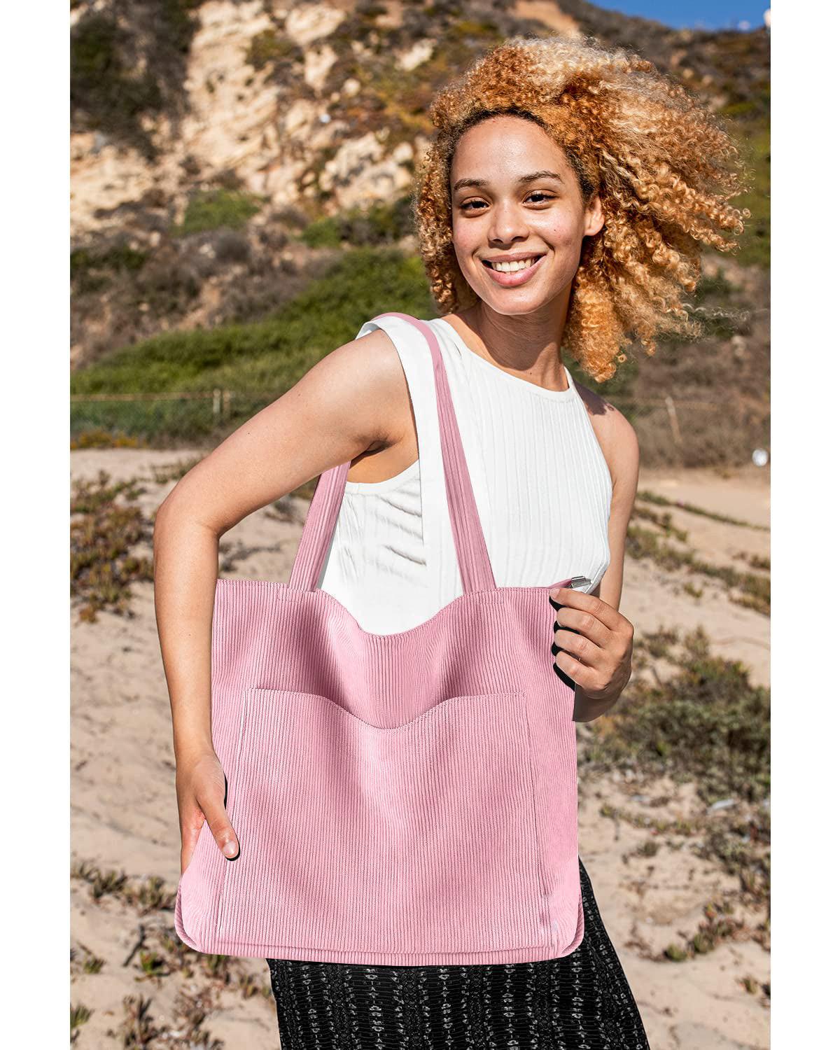 Only-bags.store Cord Reissverschluss Umhängetasche Gross Shopper Tote Handtasche  