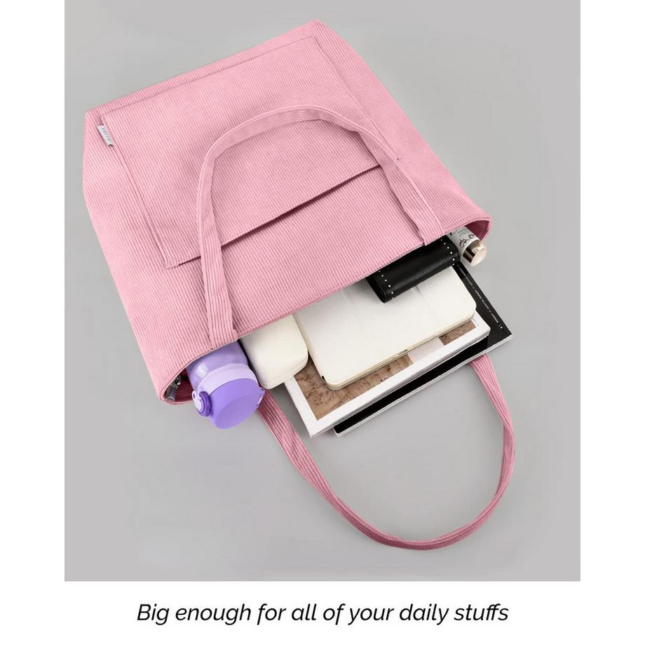 Only-bags.store Cord Reissverschluss Umhängetasche Gross Shopper Tote Handtasche  