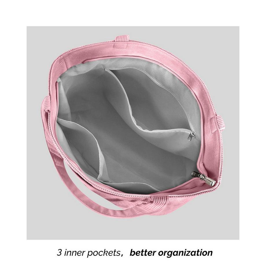 Only-bags.store Cord Reissverschluss Umhängetasche Gross Shopper Tote Handtasche  